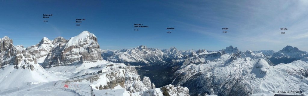 Italy - Dolomiti - Overview from Lagazuoi